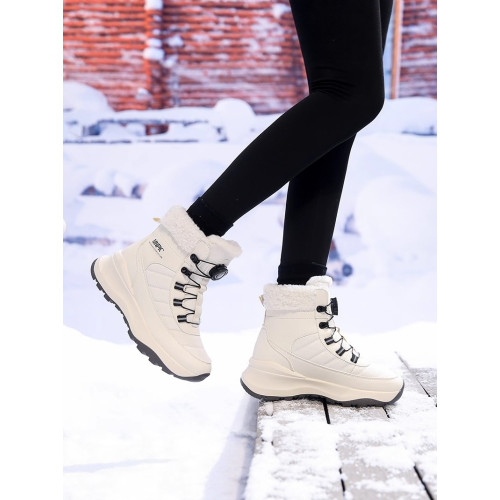 雪地靴女款秋冬季戶外加絨登山鞋東北保暖棉靴防水防滑抗寒棉鞋子