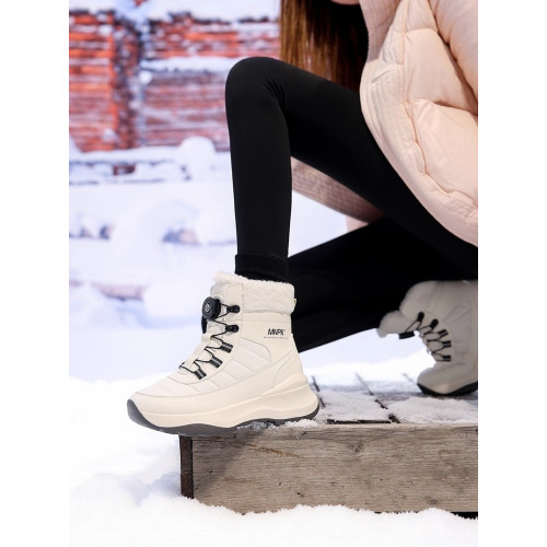 雪地靴女款秋冬季戶外加絨登山鞋東北保暖棉靴防水防滑抗寒棉鞋子