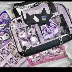 高級原創設計娃穀兩用斜背百搭痛包能放20cm的娃