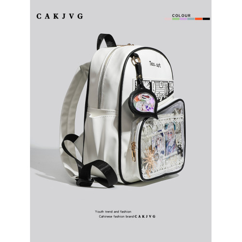 CAKJVG原創日系二次元動漫畫吧唧穀子雙肩痛包學生後後背包包2025新款