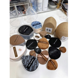 毛吉吉粉撲植絨氣墊棉花糖超軟不吃粉底液乾濕兩用女tatami一刀切