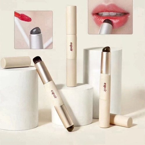 新品!韓國Espoir艾絲珀脣刷雙頭矽膠/毛刷口紅暈染刷圓頭帶帽刷 新品!韓國Espoir艾絲珀脣刷雙頭矽膠/毛刷口紅暈染刷圓頭帶帽刷