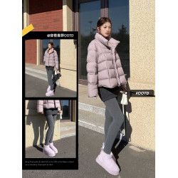 拉夏貝爾厚底雪地靴女2025新款冬季加絨加厚保暖棉鞋女短筒麵包鞋