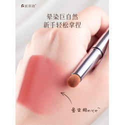 雙頭脣刷口紅刷暈染脣膏脣釉多功能伸縮可攜式脣線筆化妝專用化妝刷