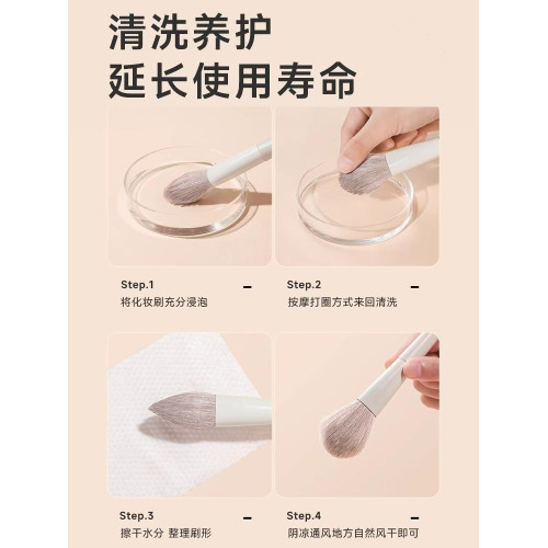 化妝刷套裝腮紅修容暈染散粉鼻影眼影刷刀鋒刷新款初學者刷子工具 化妝刷套裝腮紅修容暈染散粉鼻影眼影刷刀鋒刷新款初學者刷子工具