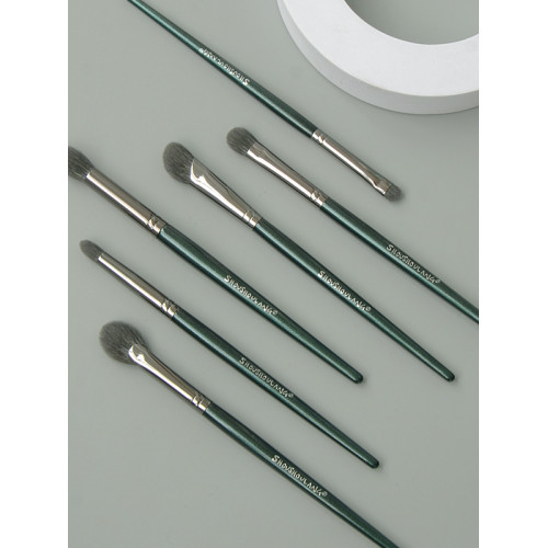 shoushoulang/受受狼限量！魅影6支細光鋒鼻影眼影臥蠶化妝刷