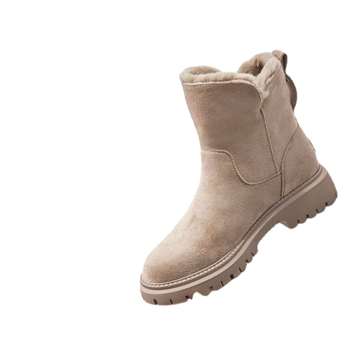 雪地靴大碼女2025年冬季新款41-43加絨女保暖加厚棉鞋東北女靴子