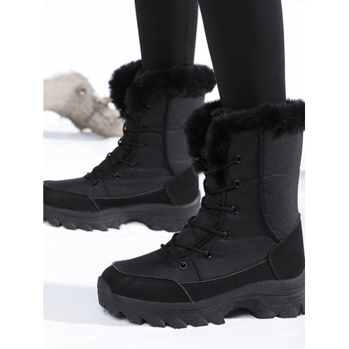 東北大棉女鞋冬季加絨棉鞋女加厚保暖防水防滑手工棉靴子雪地靴女