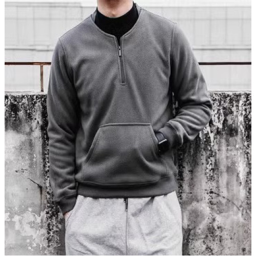 舒適好穿!復古加厚雙面 抓絨搖粒絨袋鼠兜加絨衛衣男套頭衫 舒適好穿!復古加厚雙面 抓絨搖粒絨袋鼠兜加絨衛衣男套頭衫