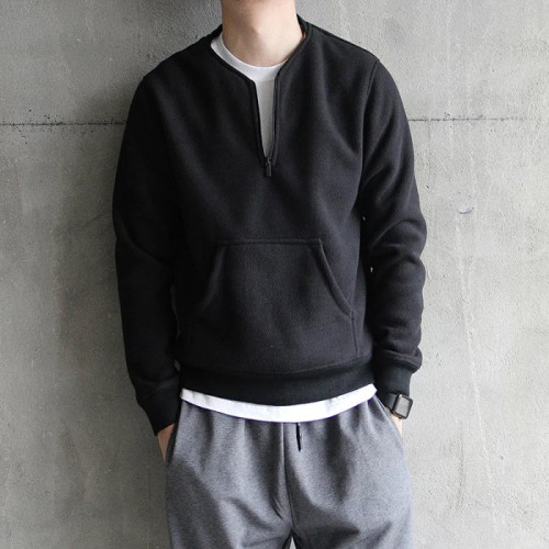 舒適好穿!復古加厚雙面 抓絨搖粒絨袋鼠兜加絨衛衣男套頭衫 舒適好穿!復古加厚雙面 抓絨搖粒絨袋鼠兜加絨衛衣男套頭衫