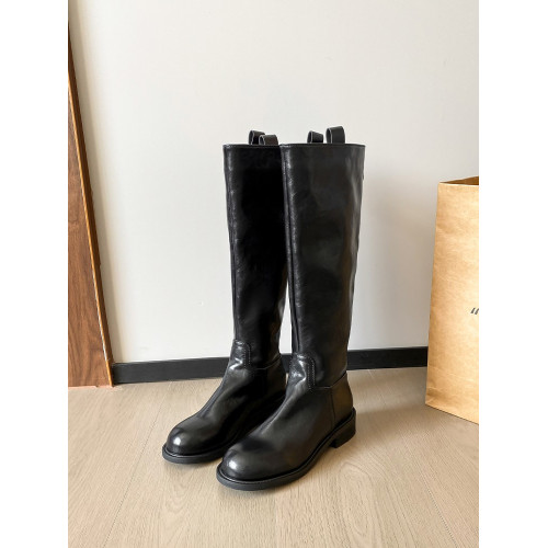 米霏~高個子大筒圍長筒靴女秋冬平底胖mm粗腿高筒騎士靴大碼女靴