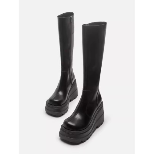 歐美辣妹靴子女2025新款高筒小個子增高厚底長筒靴騎士靴高跟長靴 歐美辣妹靴子女2025新款高筒小個子增高厚底長筒靴騎士靴高跟長靴