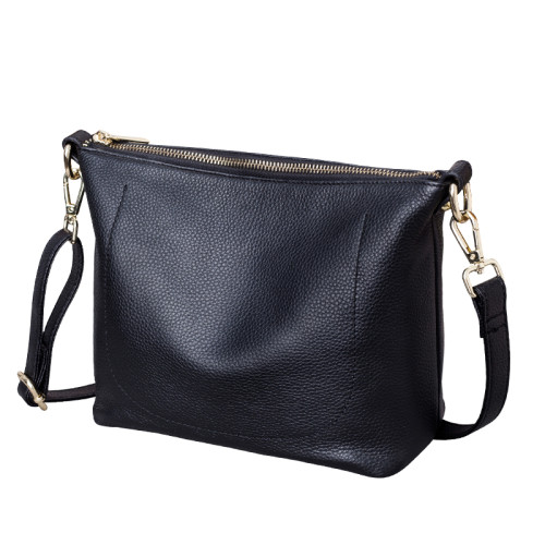 真皮單肩斜背小包包女2024新款時尚百搭純皮女包軟皮單肩斜後後背包