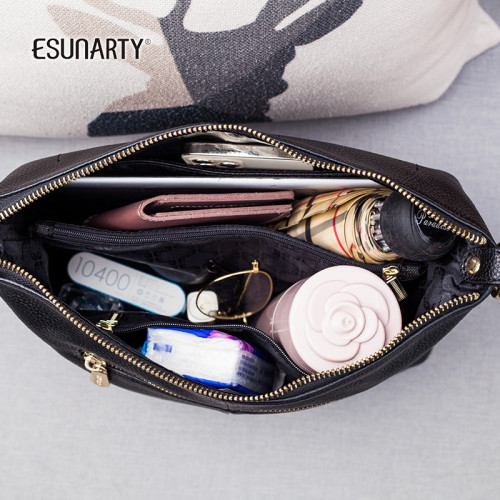 真皮單肩斜背小包包女2024新款時尚百搭純皮女包軟皮單肩斜後後背包