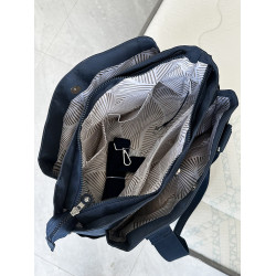 2026爆款時尚休閒托特包多層大容量單肩斜後後背包防潑水尼龍布包女包