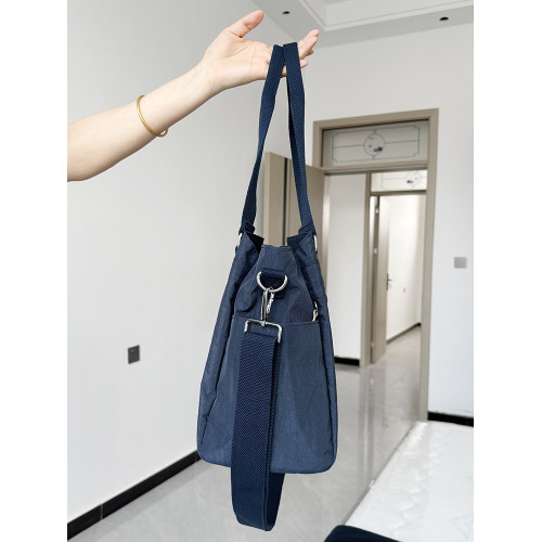 2026爆款時尚休閒托特包多層大容量單肩斜後後背包防潑水尼龍布包女包