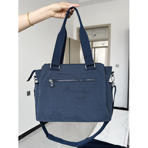 2026爆款時尚休閒托特包多層大容量單肩斜後後背包防潑水尼龍布包女包