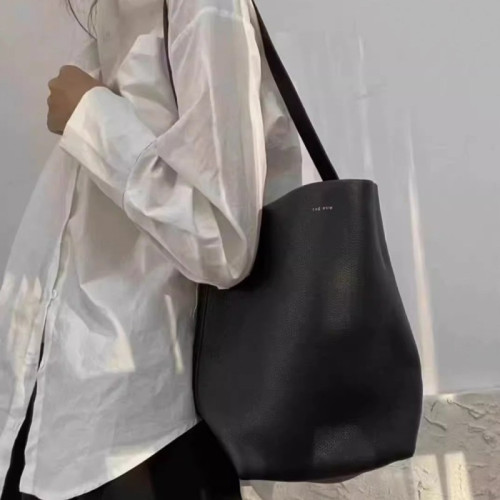 row風同款手提TR水桶包腋下牛皮托特包大號女生高級感單肩劉亦菲