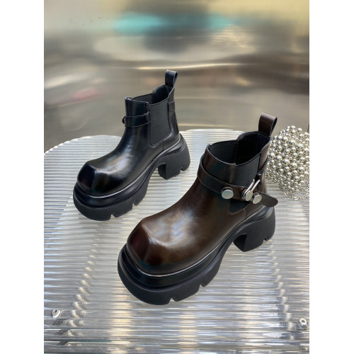 歐洲站2026秋冬季新款粗跟厚底小個子真皮復古菸筒靴英倫風馬丁靴 歐洲站2026秋冬季新款粗跟厚底小個子真皮復古菸筒靴英倫風馬丁靴