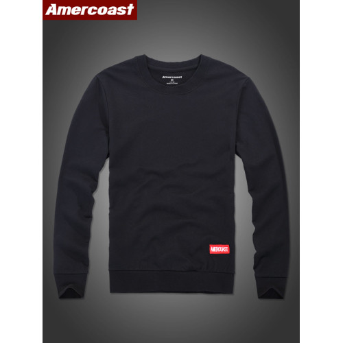 美洲海岸af衛衣潮男裝秋冬磨毛純棉長袖t恤修身運動大碼男士上衣