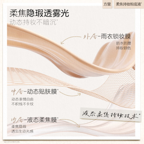 【618開門紅】FunnyElves方裡柔焦粉餅粉底液控油定妝持妝套組