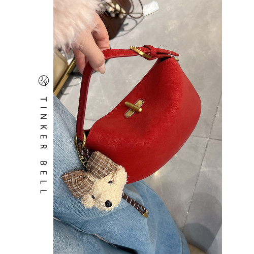 小衆設計紅色包包女2026新款高級感百搭手提斜後後背包上班通勤小拎包 小衆設計紅色包包女2026新款高級感百搭手提斜後後背包上班通勤小拎包