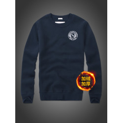 美洲海岸af衛衣男裝秋冬季寬鬆運動純棉加厚加絨圓領刺綉長袖上衣