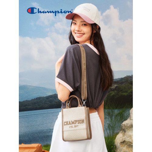 Champion冠軍單肩手提包腋下包法棍包單肩包男女情侶外出潮流