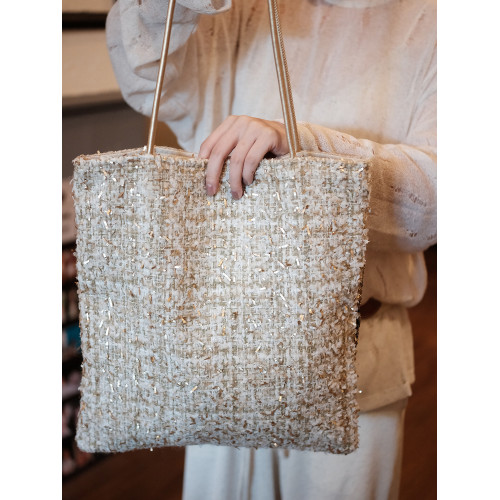 單肩大容量通勤托特包新款包包女款輕奢斜肩包秋冬帆布包