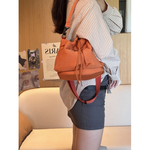 MY高品質多口袋輕便水桶包帆布包防水牛津布手提錦囊包單肩斜後後背包