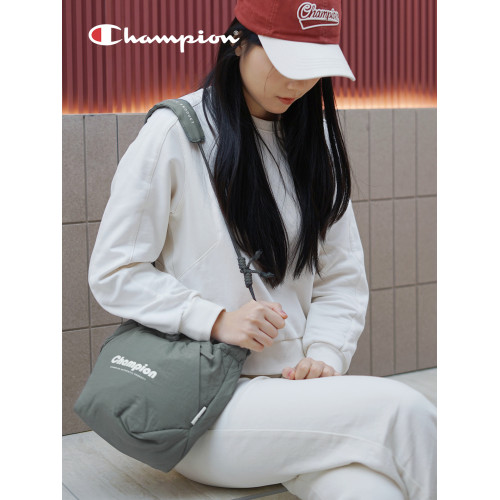 champion冠軍新款大容量斜後後背包軟糯尼龍包男女輕戶外運動春夏