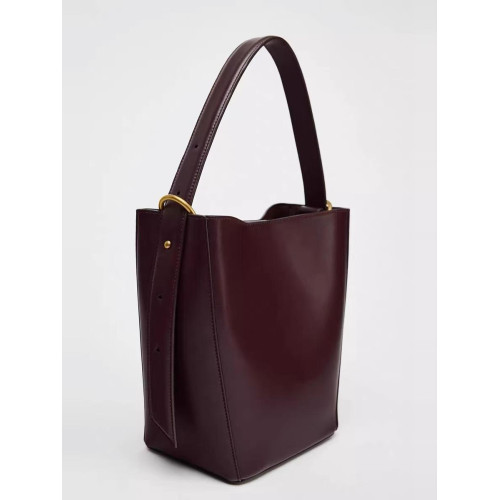 Za家女包2025秋冬新品時尚百搭單肩斜後後背包高級小衆設計水桶子母包 Za家女包2025秋冬新品時尚百搭單肩斜後後背包高級小衆設計水桶子母包