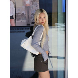 韓國小衆設計ason流浪包秋冬新款單肩腋下機車包包女大容量手提包