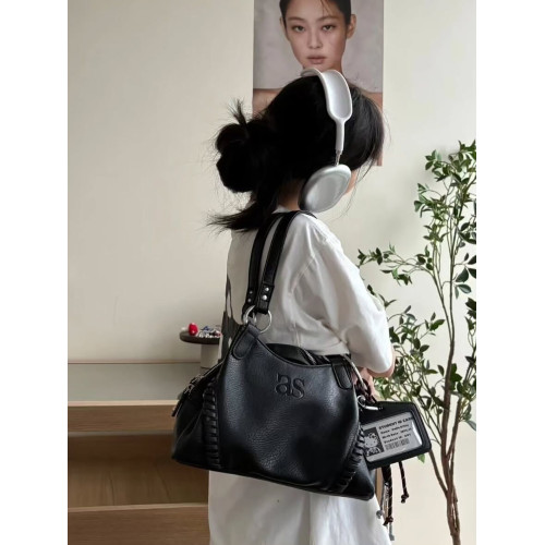 韓國小衆設計ason流浪包秋冬新款單肩腋下機車包包女大容量手提包