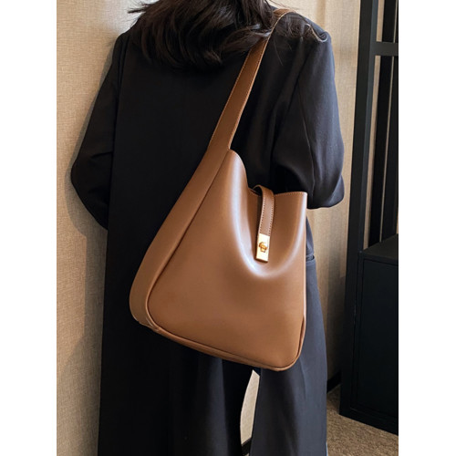 高級質感復古大容量包包女2026新款流行爆款百搭斜後後背包單肩水桶包