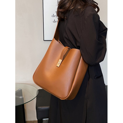 高級質感復古大容量包包女2026新款流行爆款百搭斜後後背包單肩水桶包