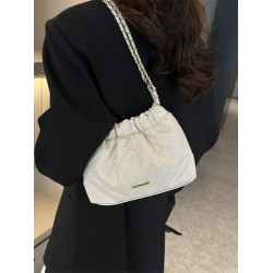 高級感小包包女包2025新款春夏菱格鏈條包爆款流行單肩斜背水桶包