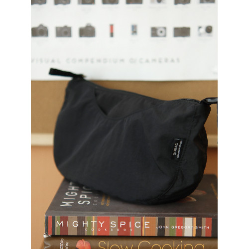 sobag日系休閒輕便單肩斜背帆布包女防水通勤純色百搭尼龍餃子包 sobag日系休閒輕便單肩斜背帆布包女防水通勤純色百搭尼龍餃子包