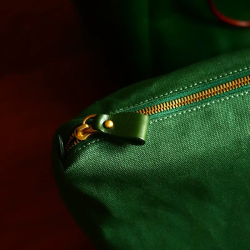 peshytwar | 牛皮托特包女士簡約大中號手提包植鞣牛皮水桶包墨綠