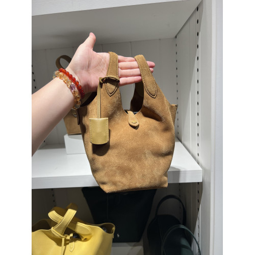 小衆設計高級感水桶包2026復古磨砂麂皮手提包通勤上班菜籃子包 小衆設計高級感水桶包2026復古磨砂麂皮手提包通勤上班菜籃子包