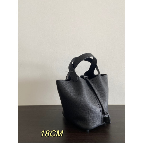 菜籃子 全黑so black 真皮頭層togo荔枝紋牛皮百搭手提水桶包包女 菜籃子 全黑so black 真皮頭層togo荔枝紋牛皮百搭手提水桶包包女