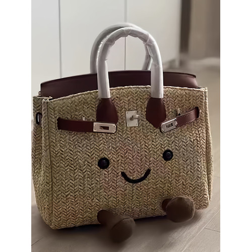 原創大容量2025新款鉑金包小精靈時尚單肩斜後後背包通勤可攜式手提包