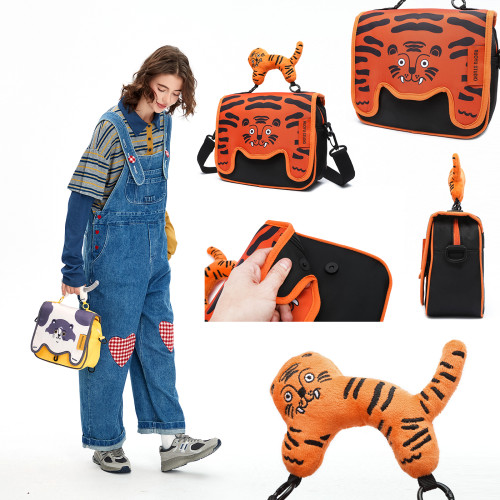 若愚工坊RUOYUSTUDIO原創可愛分區大容量化妝包收納斜背雙肩包包 若愚工坊RUOYUSTUDIO原創可愛分區大容量化妝包收納斜背雙肩包包