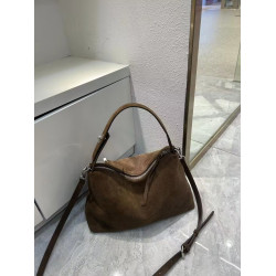 秋冬新款磨砂牛皮腋下包女單肩包韓版時尚白領真皮女包質感斜後後背包