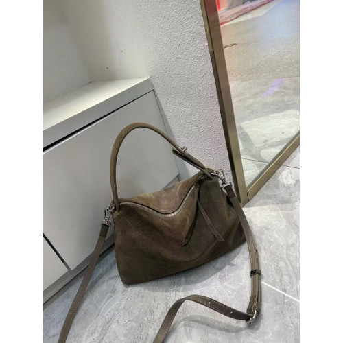 秋冬新款磨砂牛皮腋下包女單肩包韓版時尚白領真皮女包質感斜後後背包