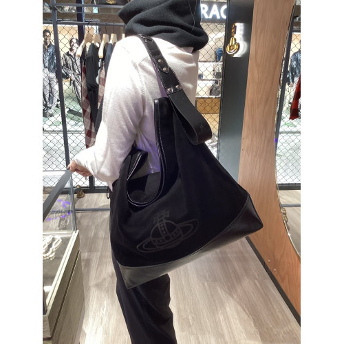 小衆中古包hobo流浪包復古麂皮絨托特包女大容量通勤休閒單肩包女