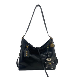 大容量通勤托特包女2025新款高級感小衆子母單肩包百搭時尚斜後後背包