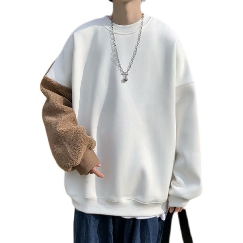 2025冬季羊羔毛刺綉小熊衛衣男女潮流寬鬆加厚圓領套頭外穿上衣bf 2025冬季羊羔毛刺綉小熊衛衣男女潮流寬鬆加厚圓領套頭外穿上衣bf