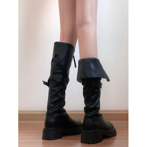 長筒靴女2025夏季薄款兩穿顯瘦中筒靴不過膝長靴厚底高筒騎士靴子 長筒靴女2025夏季薄款兩穿顯瘦中筒靴不過膝長靴厚底高筒騎士靴子