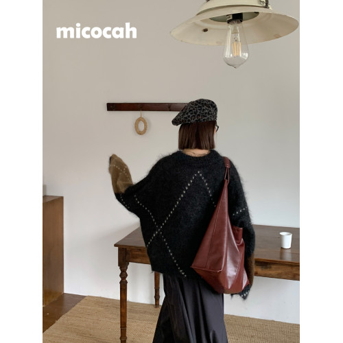 Micocah「chill女孩」原創單肩女包小衆包包大容量通勤托特包hobo